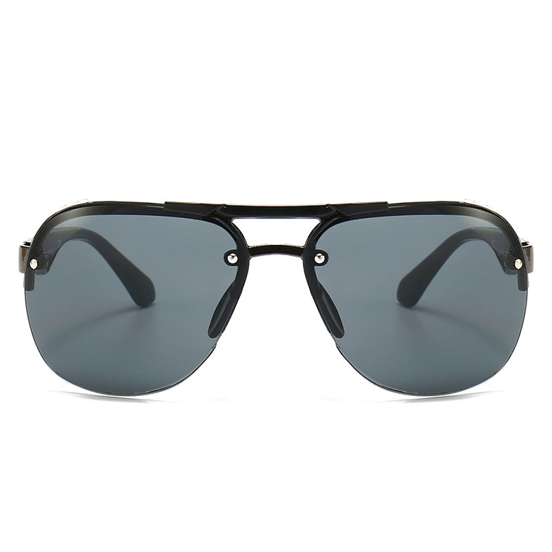Herre sporty solbrille med moderne ramme Luvikno