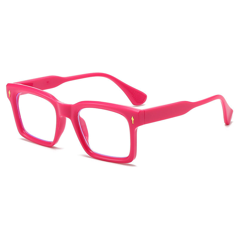 Dame Rektangulær Solbrille i elegant Skilpaddedesign Luvikno