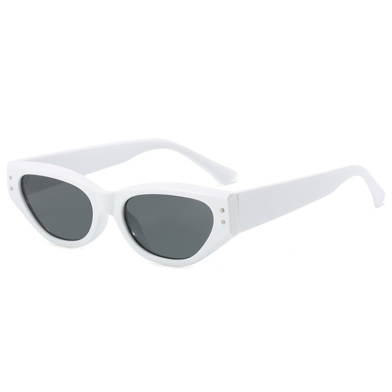 Dame moteriktig solbrille i trendy Cat-Eye stil Luvikno