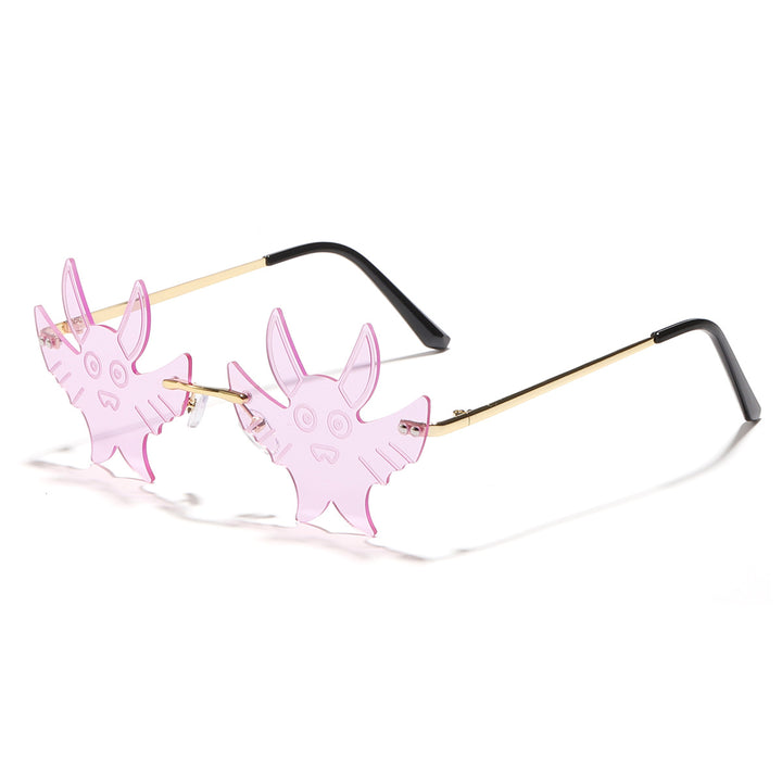 Dame unik solbrille med dyredesign Luvikno