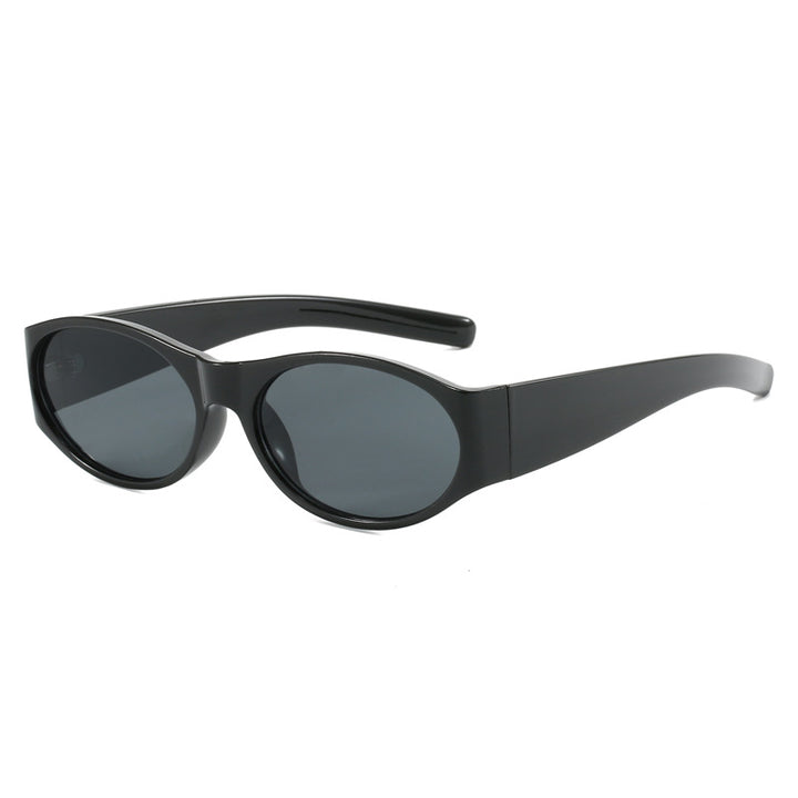 Dame motesolbrille med elegant, oval design og UV-beskyttelse Luvikno