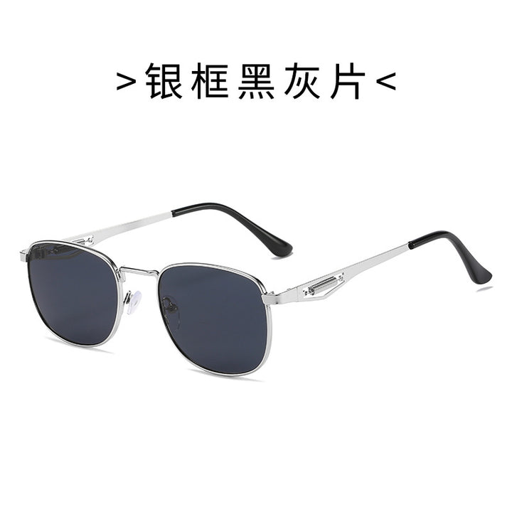 Dame Fashionable Pilot Sunglasses with High-Quality Metal Frame Luvikno