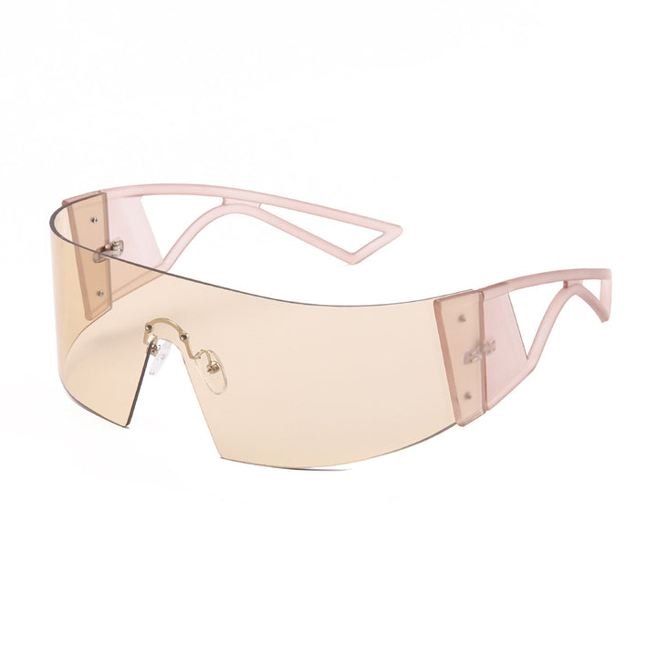 Dame sporty solbriller i futuristisk design Luvikno