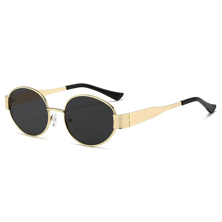 Dame Vintage solbrille i ovalt design Luvikno