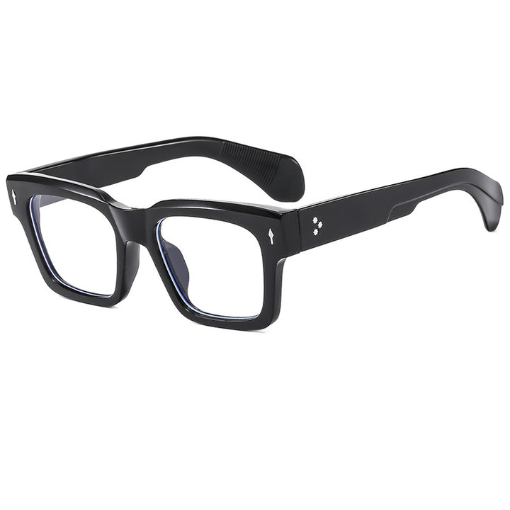 Dame kvadratisk solbrille med luksuriøs ramme og beskyttende UV-filter Luvikno