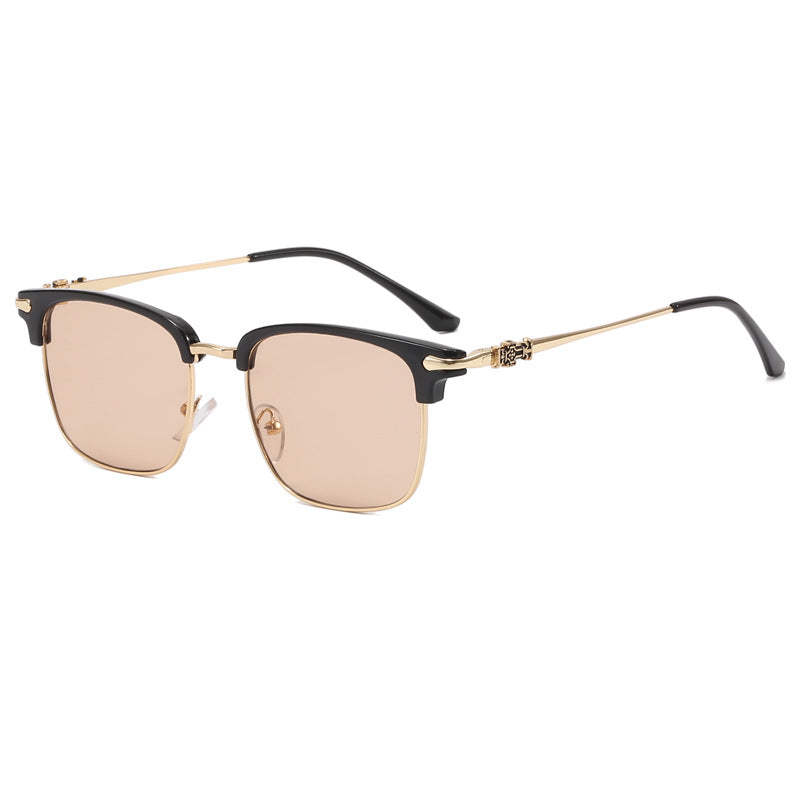 Dame Designer-solbrille med edel ramme Luvikno