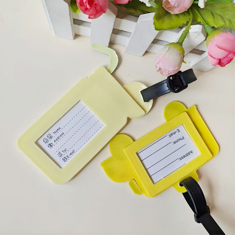 Unisex Bagasjelapp i lekent havfrue-design Luvikno