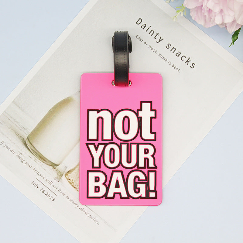 Unisex Bagasjelapp med humoristisk design Luvikno