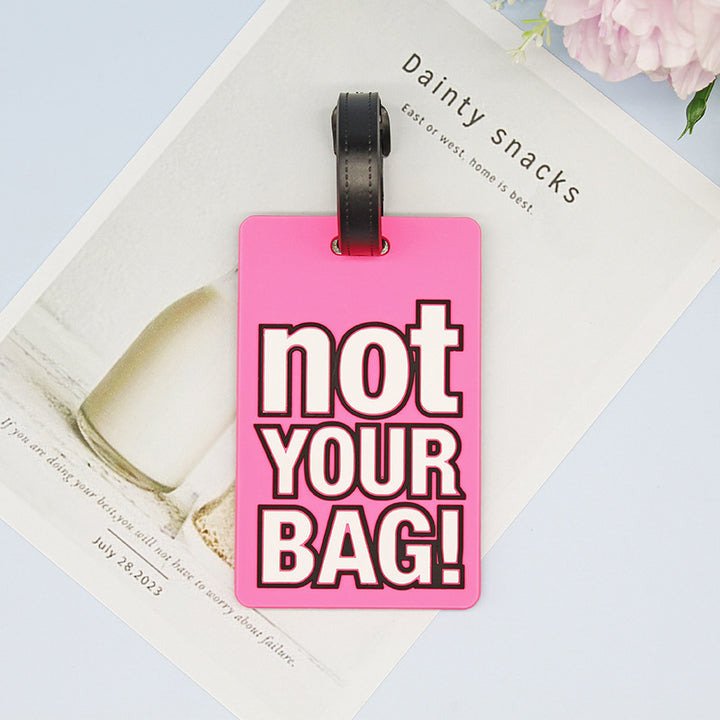 Unisex Bagasjelapp med humoristisk design Luvikno