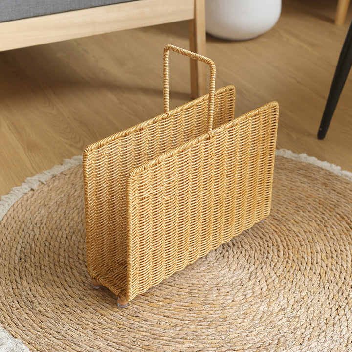 Unisex Håndvevd magasinstander med elegant design Luvikno