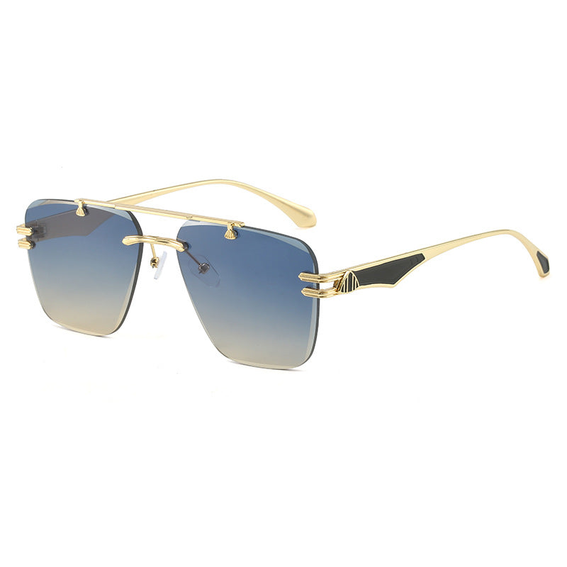 Dame Designer-solbrille i ekstravagant ramme Luvikno