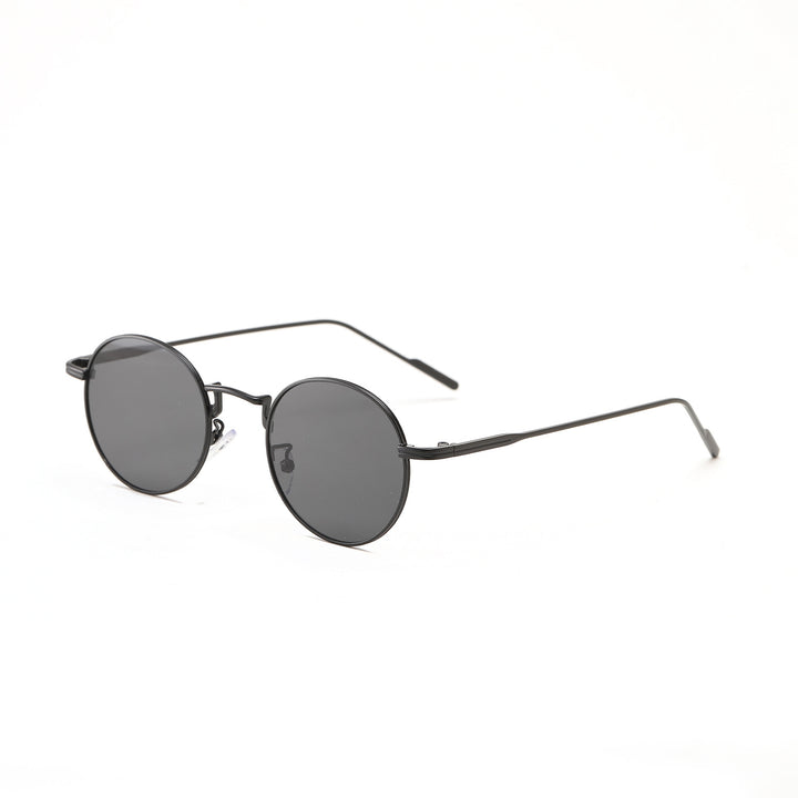 Dame rund modisk solbrille med elegant design Luvikno