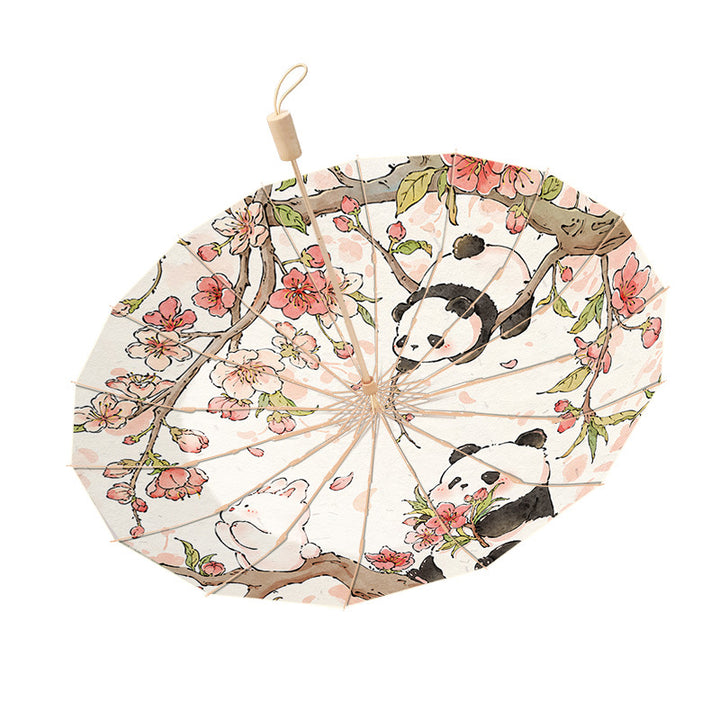 Dame Faltende Regnparaply med leken dyre design Luvikno