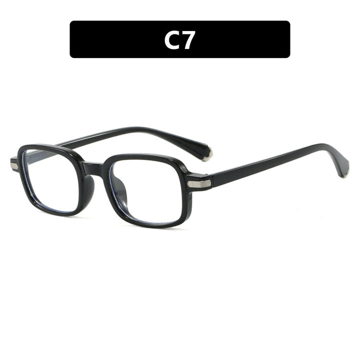 Dame moteriktig kvadratisk solbrille i trendy skilpadde-design Luvikno