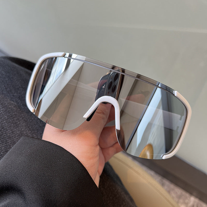 Dame sporty visir-lignende solbriller Luvikno