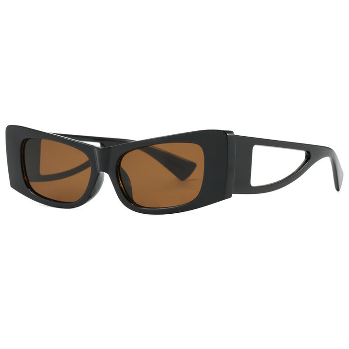 Dame trendy solbriller med eksepsjonelt design og beskyttende UV-filter Luvikno