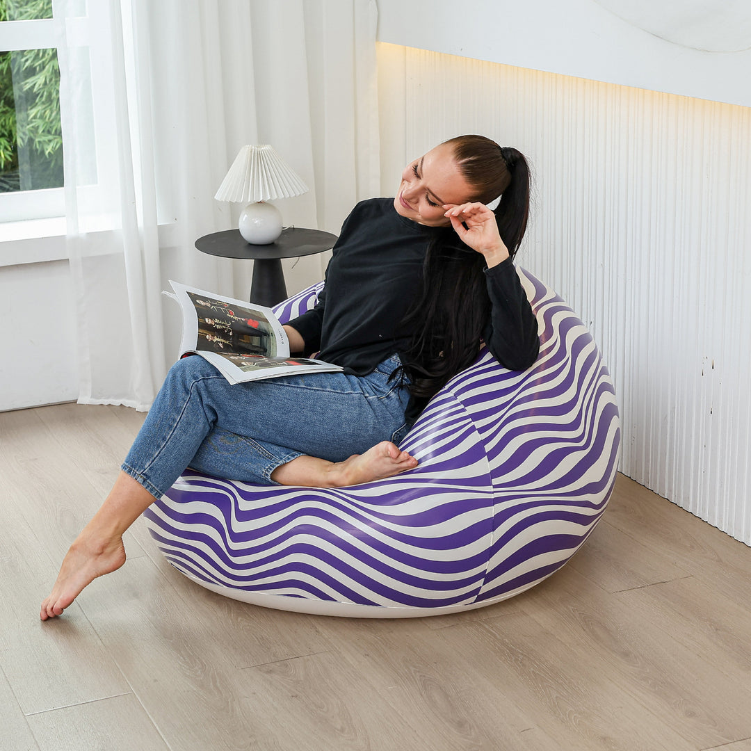Kvinnenes oppblåsbare komfortsofa med ergonomisk ryggstøtte Luvikno