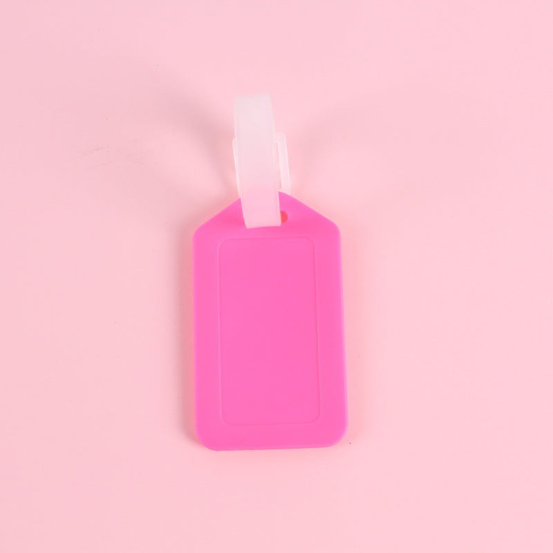 Unisex fleksibel silikon bagasjelapp Luvikno