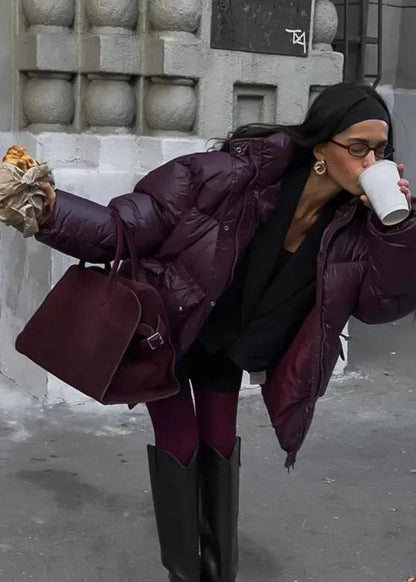 Luvik | Gloss Yli Size Puffermanteli