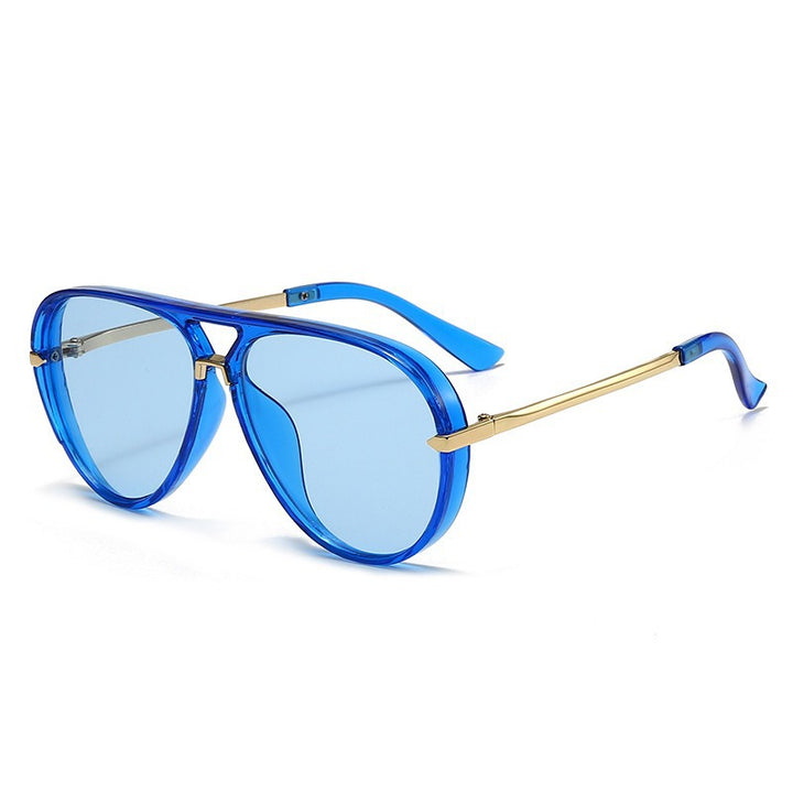 Dame pilot-solbrille med moderne metallramme og UV-beskyttelse Luvikno