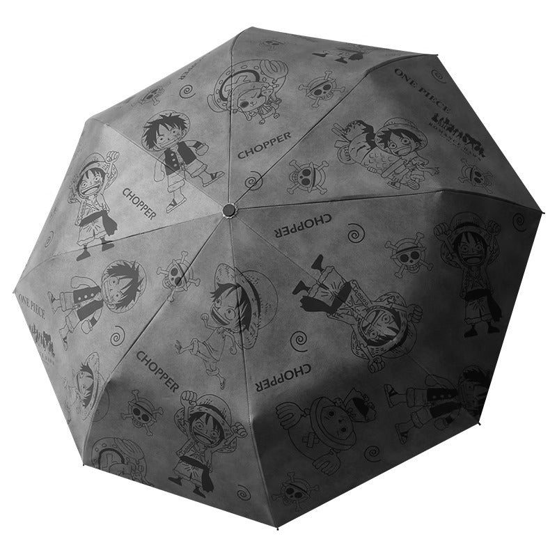 Dame Automatisk Sammenleggbart Regnparaply med høykvalitets One Piece Design Luvikno