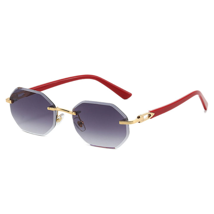 Damer elegant Korreksjonsbrille med moderne åttkantet ramme Luvikno