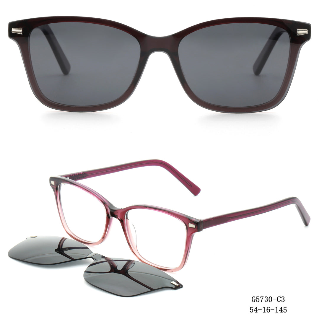 Dame solbrille i moteriktig dual-design Luvikno