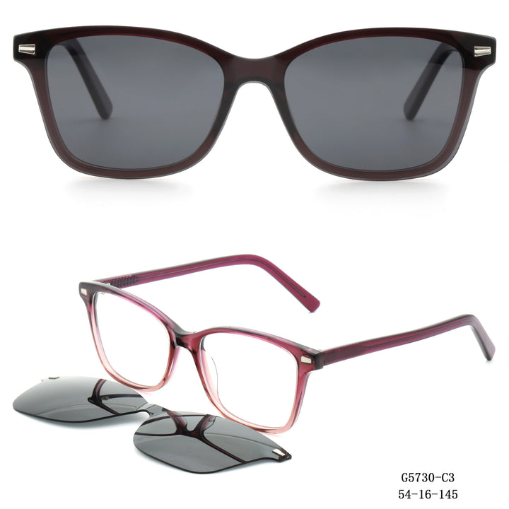 Dame solbrille i moteriktig dual-design Luvikno
