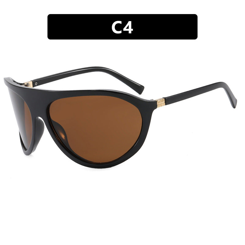 Damen Cat-Eye solbriller med unikt design og beskyttende UV-filter Luvikno