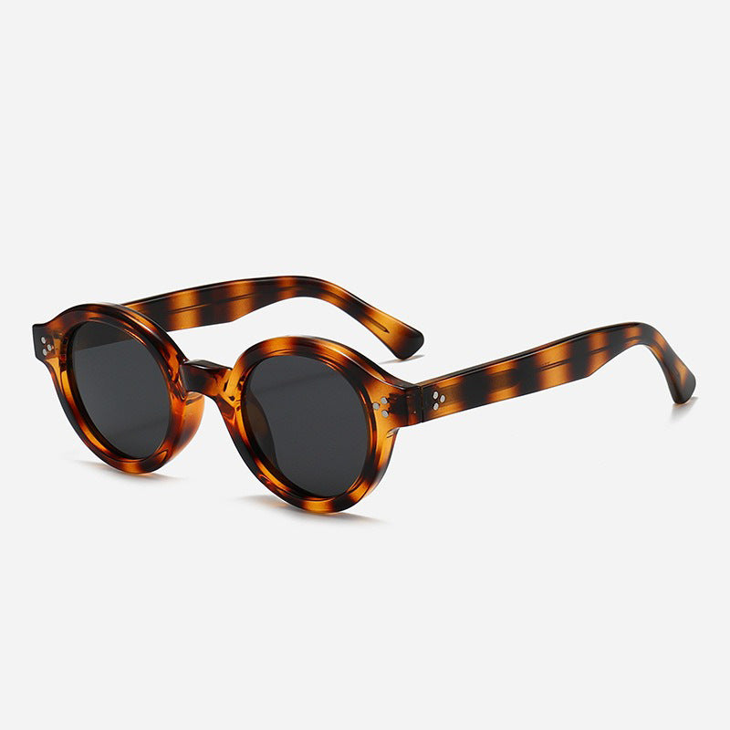 Damer Modisk Rund-solbrille med stilige detaljer Luvikno