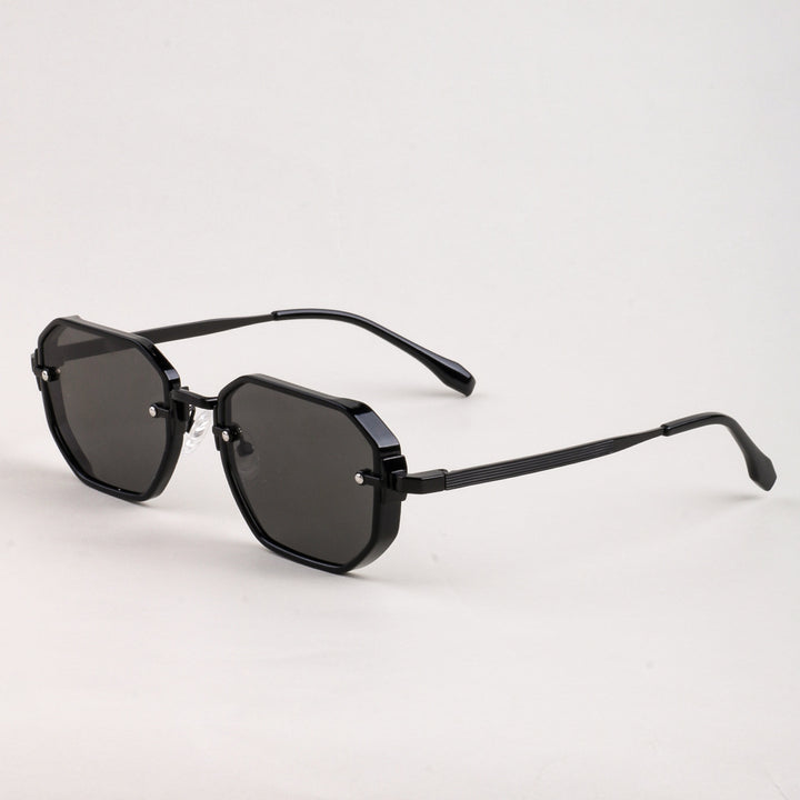 Dame moteriktig solbrille i elegant, åttkantet design Luvikno