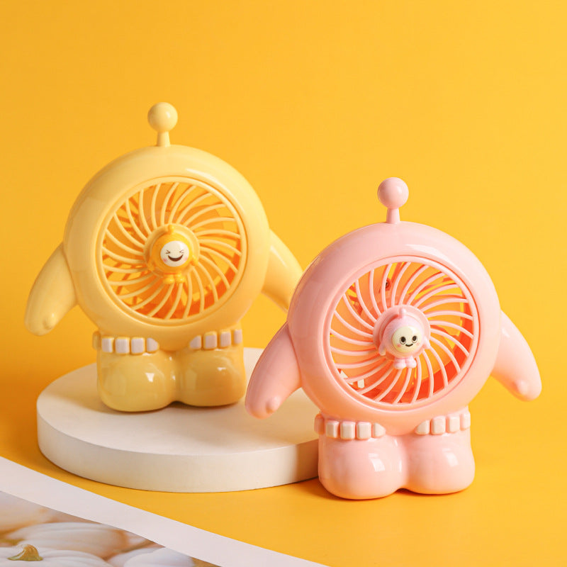 Unisex Morsom Håndvifte i kreativt Robotdesign Luvikno