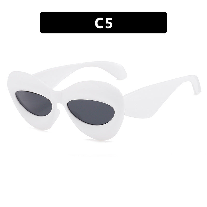 Dame Cat-Eye solbriller i moderne design Luvikno
