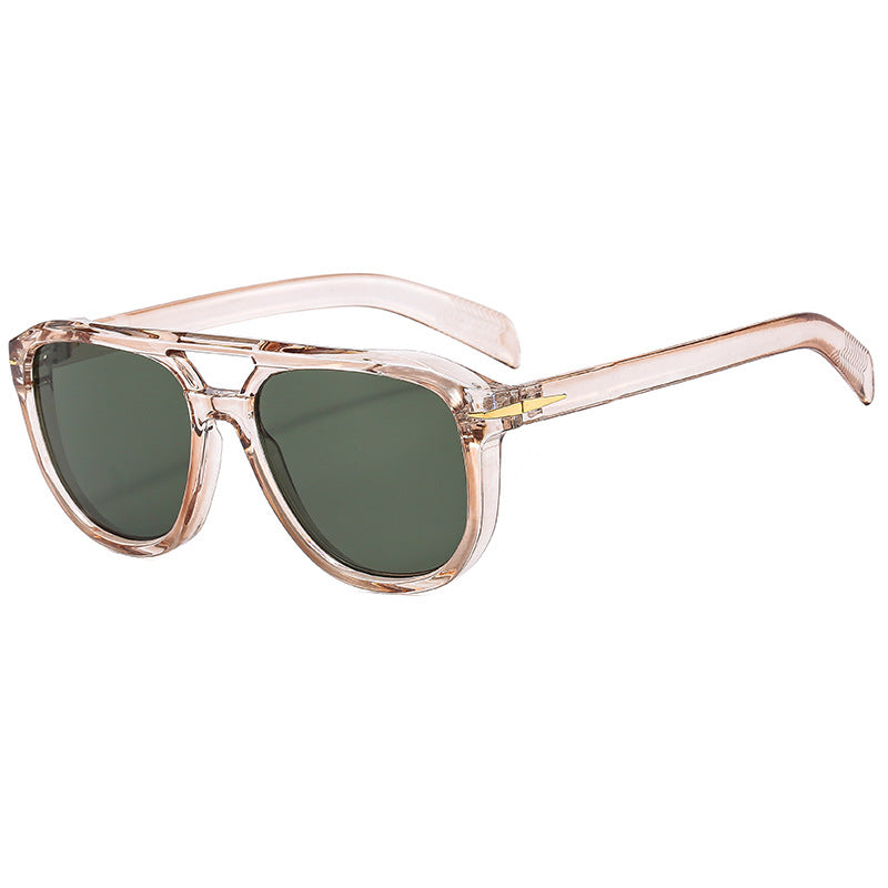 Dame solbrille med markant ramme og beskyttende linser Luvikno