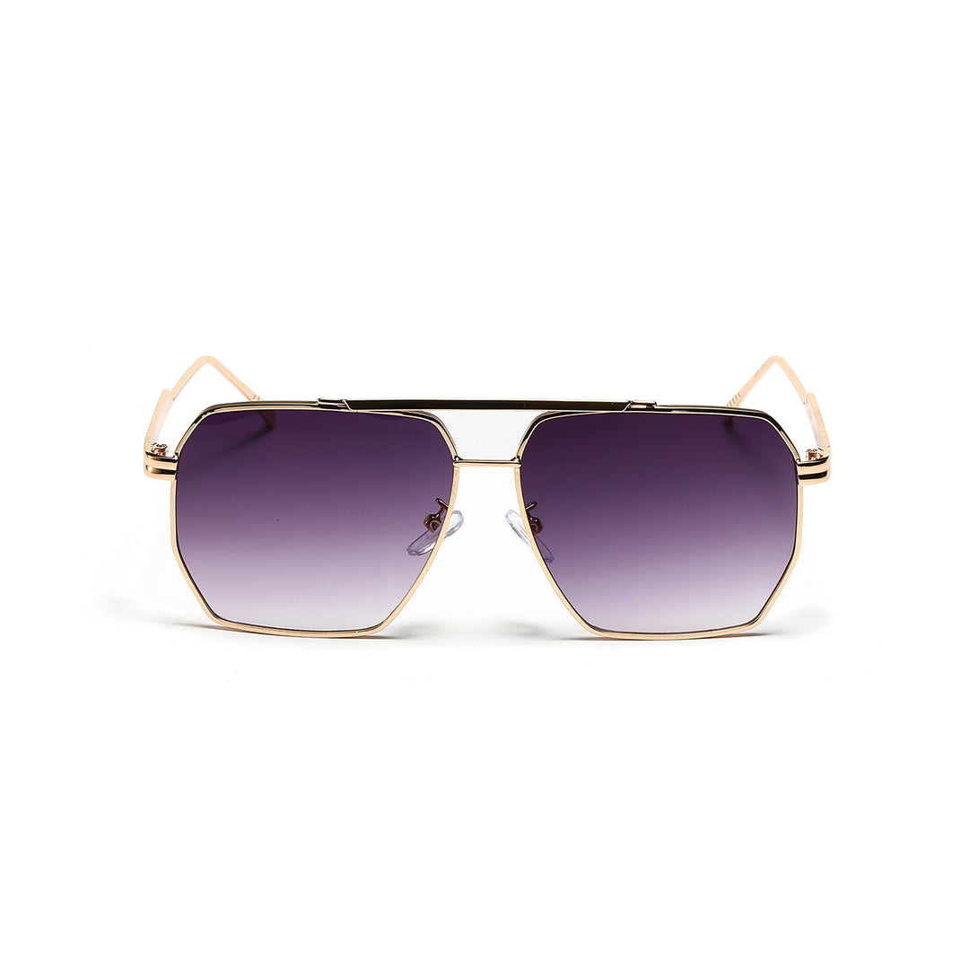Damer elegant sekskantet solbrille Luvikno
