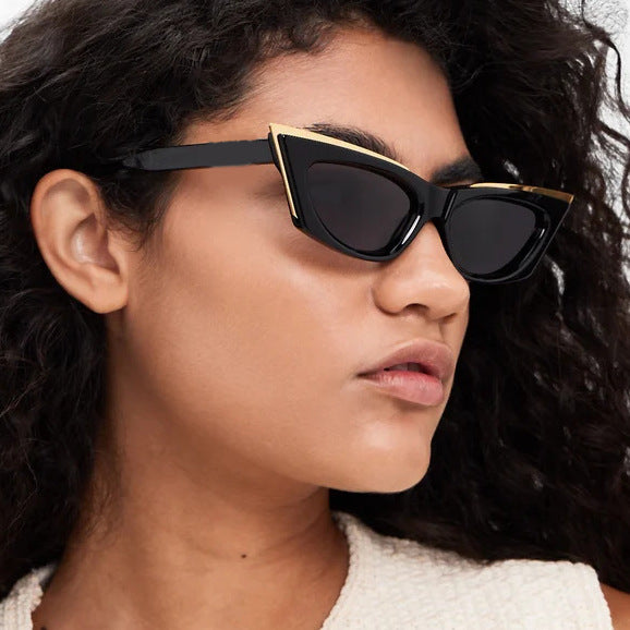 Damer ekstravagant Cat-Eye solbrille Luvikno