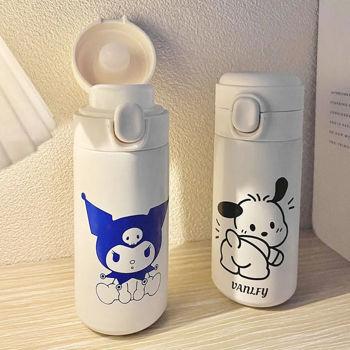 Damen Isolier-Trinkflasche mit sicherem Verschlusssystem und kreativem Design Luvikno