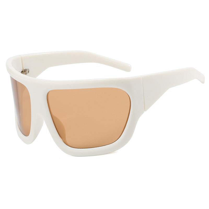 Dame sportlige oversized solbriller Luvikno