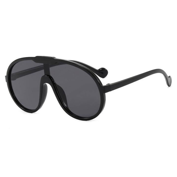 Dame moterisk sport-solbrille i unikt design med UV-beskyttelse og fleksible stenger Luvikno