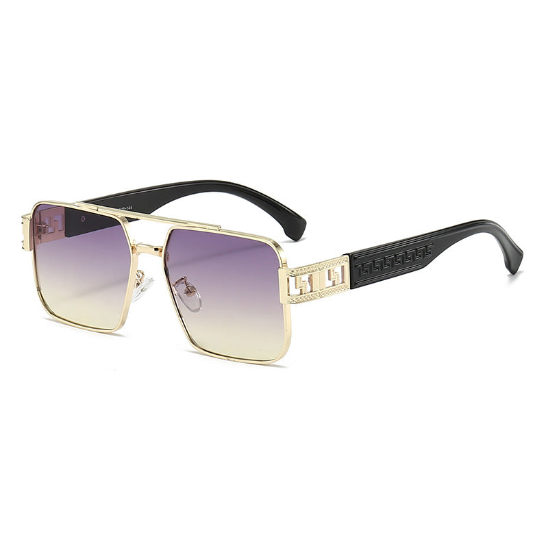 Dame kvadratisk solbrille med ergonomisk ramme og UV-beskyttelse Luvikno