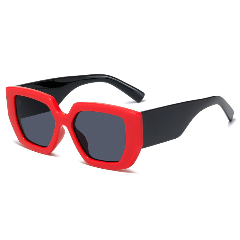 Damer Ekstravagant Geometrisk Solbrille Luvikno