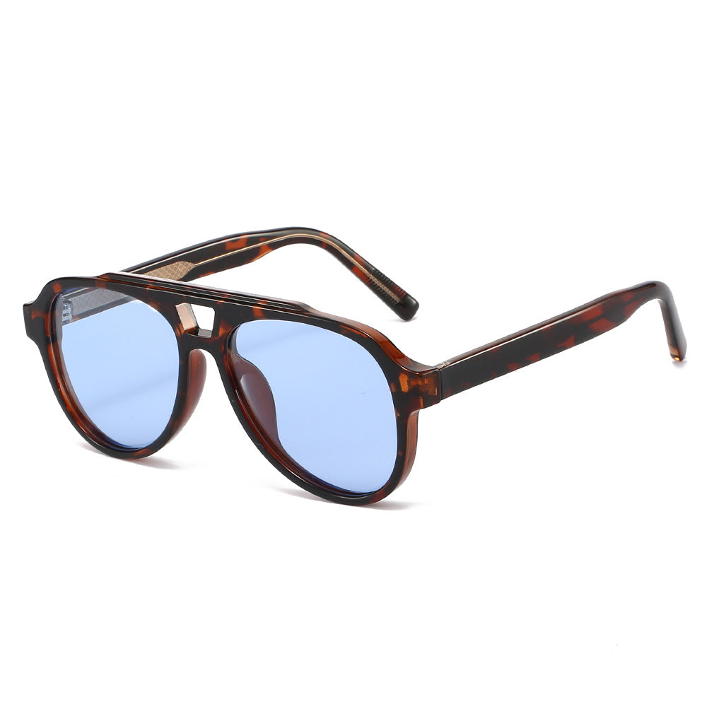 Dame Vintage solbrille med høy kvalitet UV-beskyttelse og moderne skilpaddemønster Luvikno