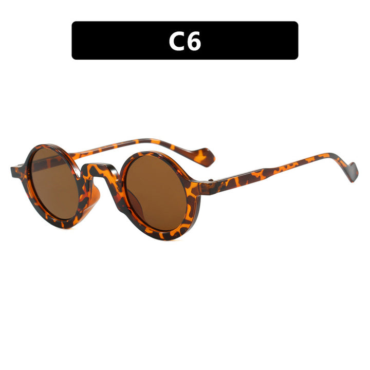 Damer rund solbrille med innovativ design og UV-beskyttelse Luvikno