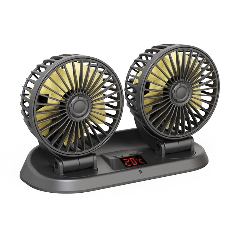 Herre Dual-vifte med hastighetsregulator Luvikno