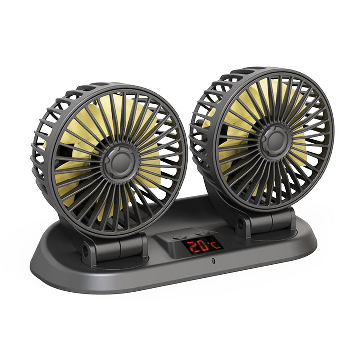 Herre Dual-vifte med hastighetsregulator Luvikno