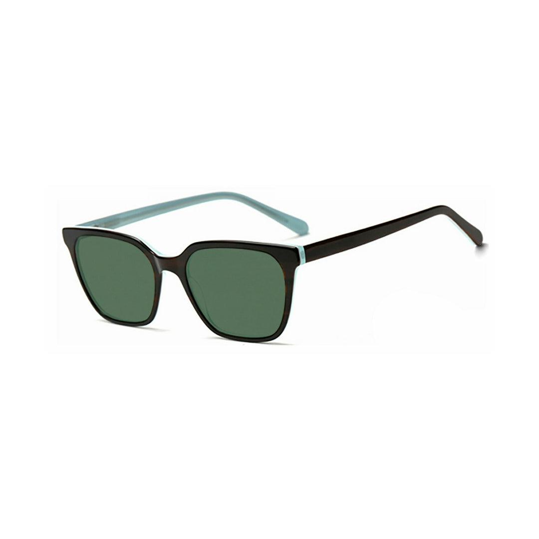 Dame moteframme solbrille med elegant, kvadratisk ramme og UV-beskyttelse Luvikno