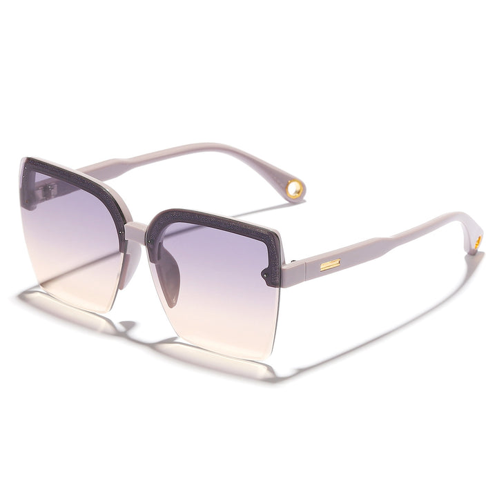 Dame moter solbrille med elegant gradient-design Luvikno