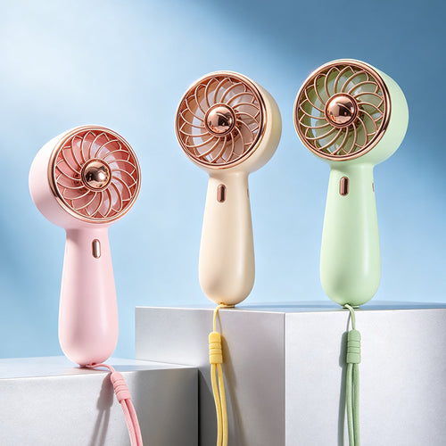 Dame Bærbar Mini-Håndvifte med fleksibel tilta vinkling og ergonomisk design Luvikno