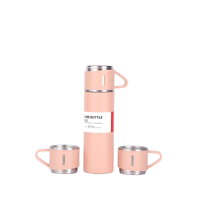 Dame Thermosett med kaffekopper og isolasjonsflaske Luvikno
