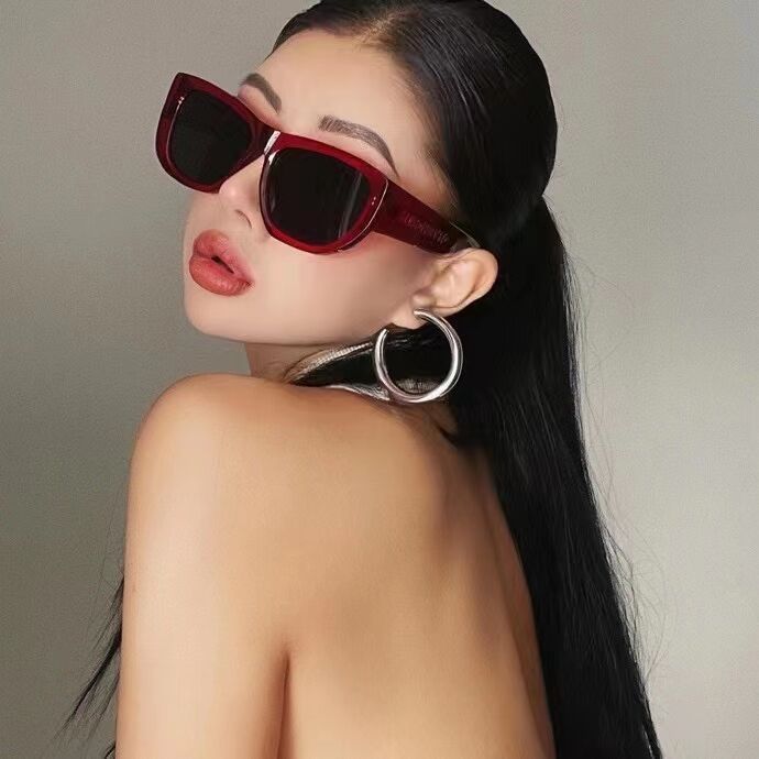 Dame trendy solbriller i innovativt Cat-Eye design Luvikno